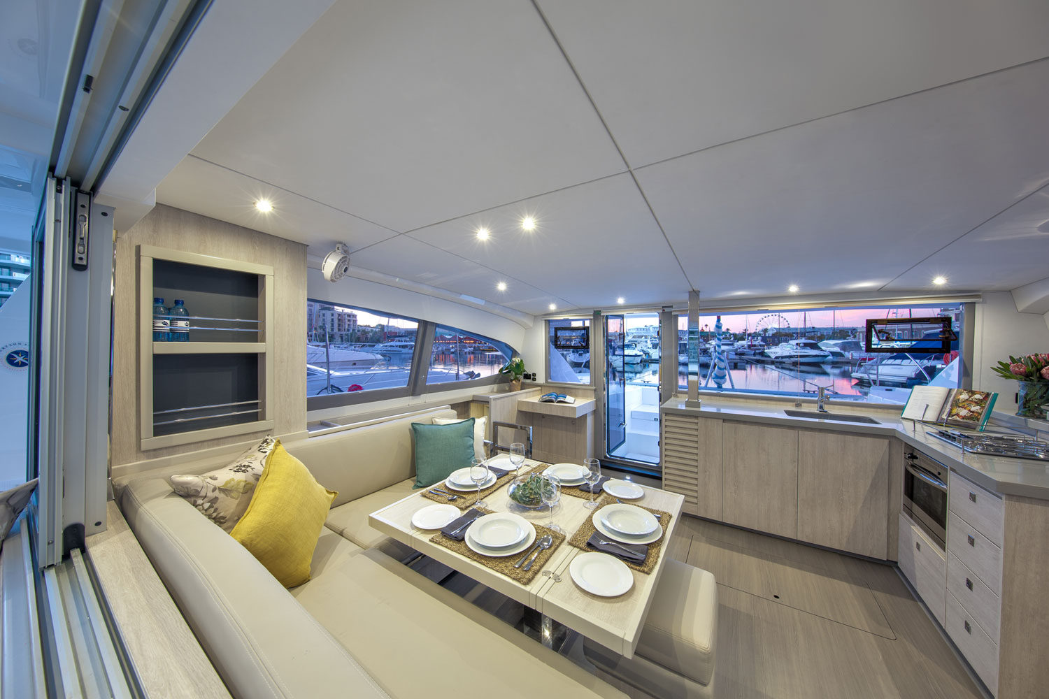40 foot catamaran interior