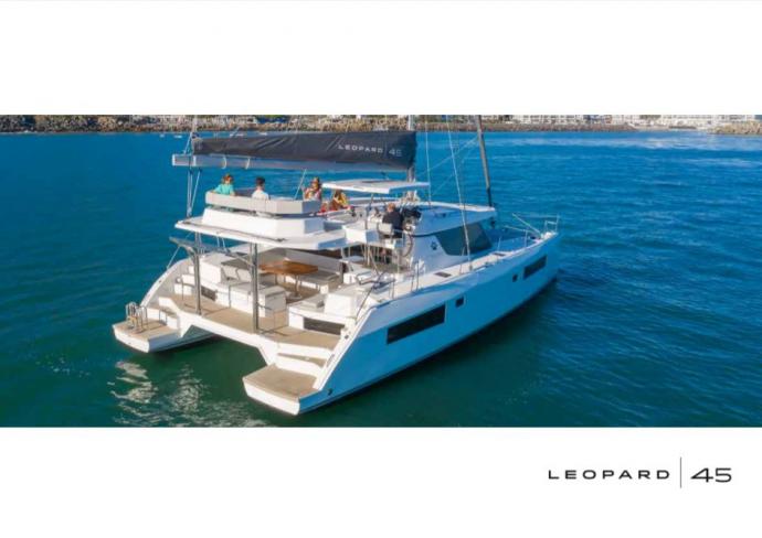 45 leopard catamaran for sale