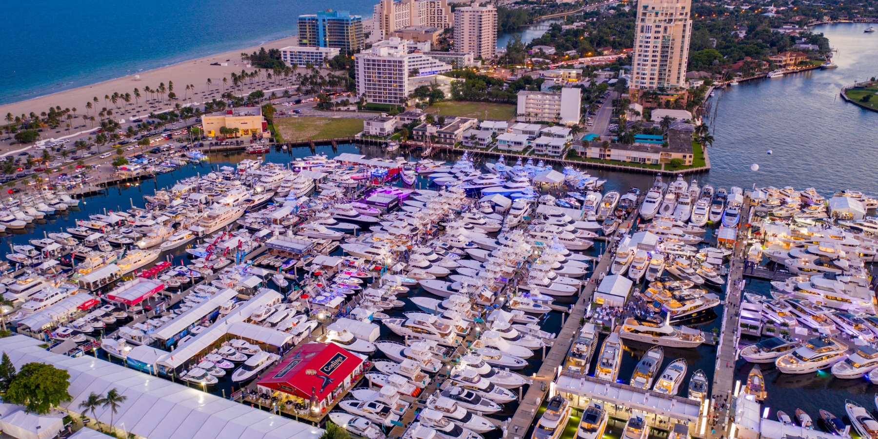 Fort Lauderdale Boat Show Arial