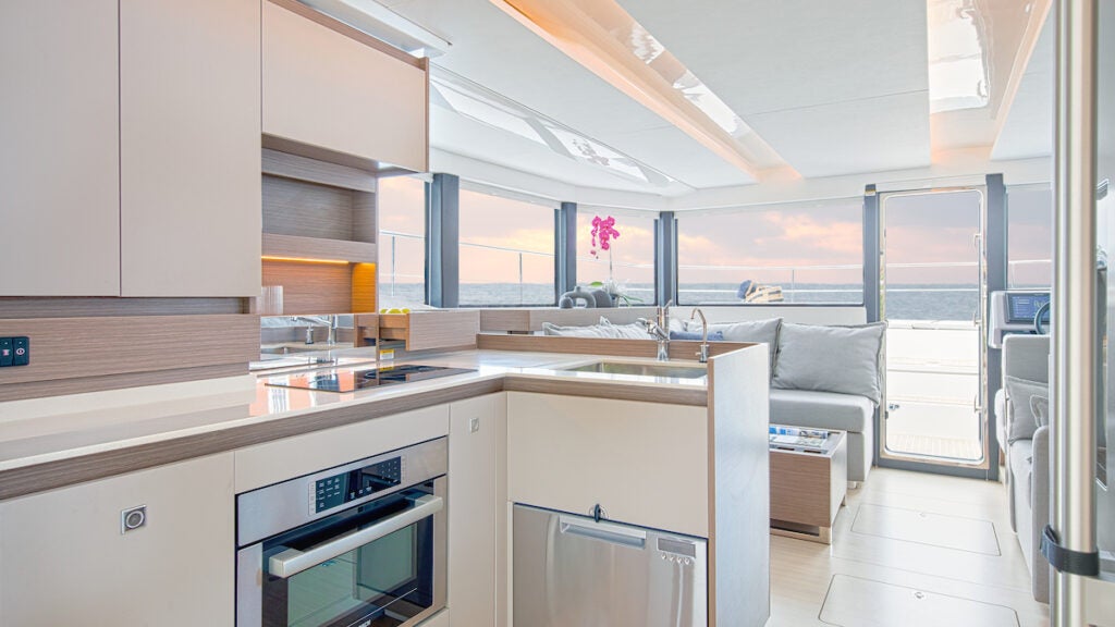 Leopard 40 Powercat Galley