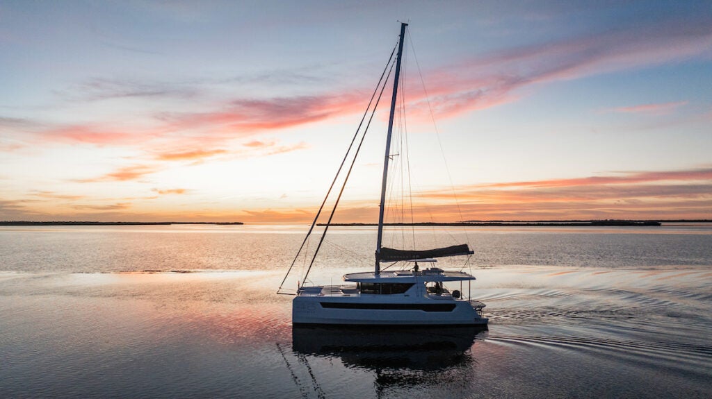Leopard 46 Sunset