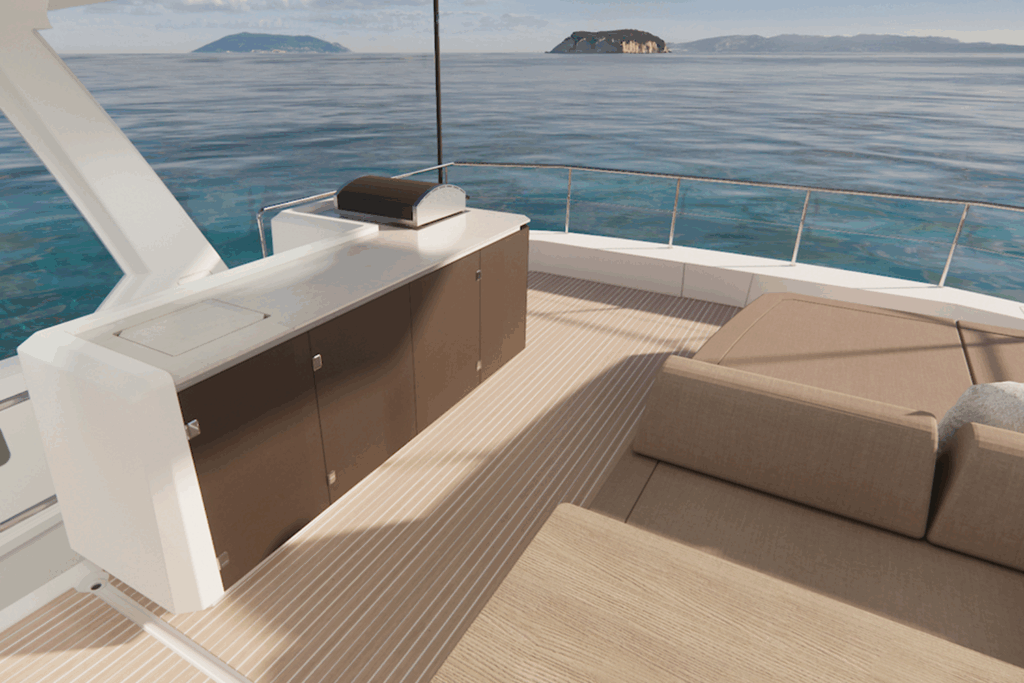 Leopard 53 Powercat New Flybridge Wetbar