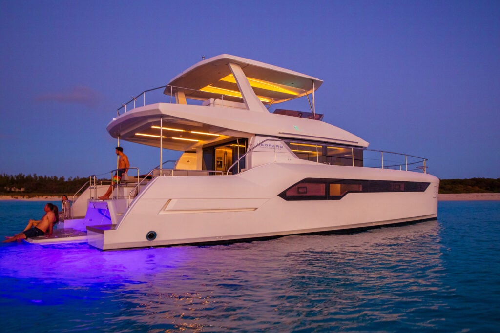 Leopard 53PC Bahamas night