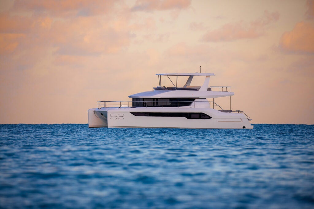 Leopard 53PC Bahamas dusk