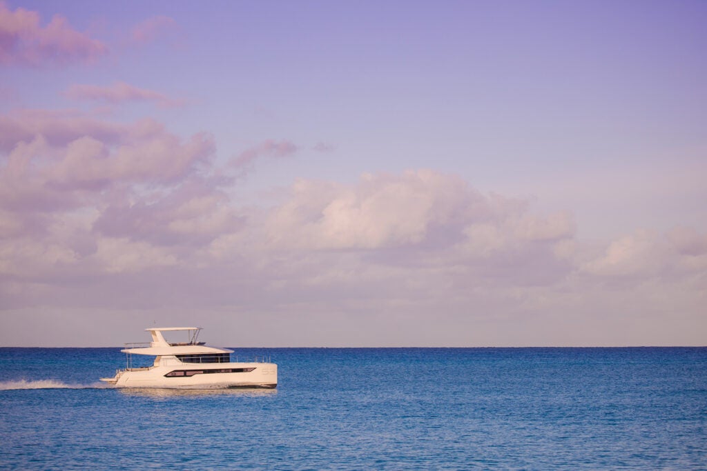 Leopard 53PC Bahamas dusk
