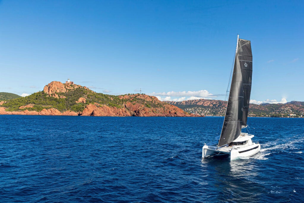 Leopard 52 under sail