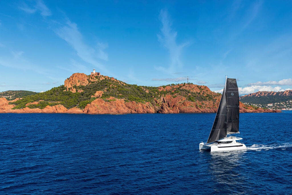 Leopard 52 under sail