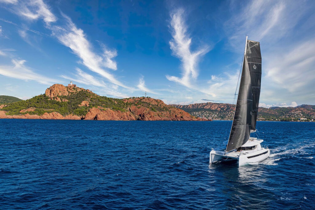 Leopard 52 under sail French Riviera