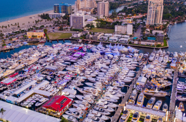 Fort Lauderdale Boat Show Arial